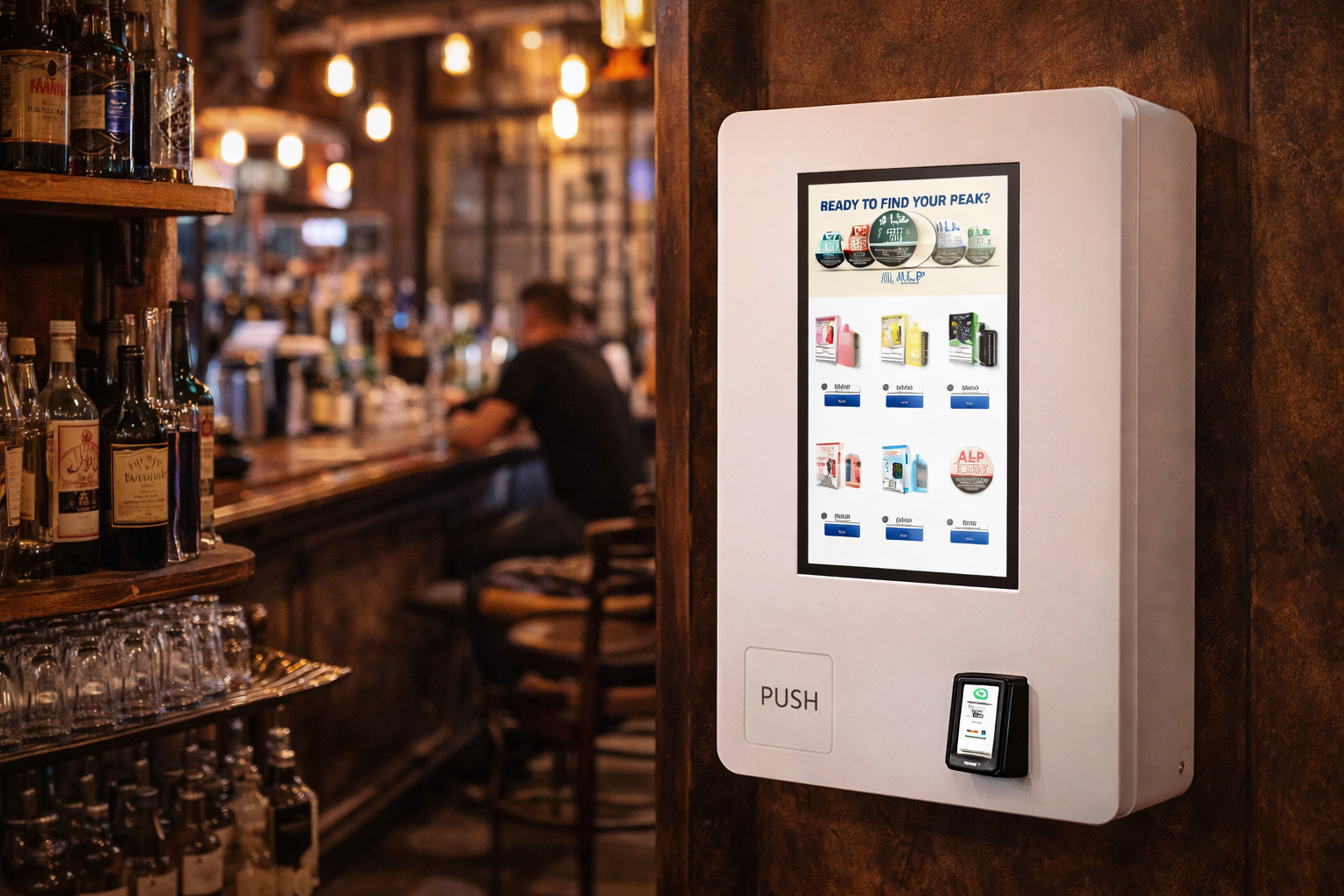 Point Vending Machine Free Vending Machines for Bars, Clubs & Casinos | Pouch Point